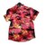 CHEMISE HAWAIENNE ROUGE