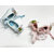 chaussons porcelaine rose ou bleu
