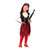 deguisement pirate fille rouge et noir