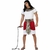 costume-egyptien-adulte blanc et rouge
