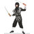 deguisement ninja noir et argent enfant