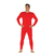 COMBINAISON JUSTAUCORPS ROUGE HOMME