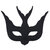 MASQUE LOUP SATIN HIRONDELLE NOIR