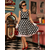 ROBE VINTAGE PIN UP NOIRE A POIS BLANCS