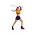 COSTUME KPOP DEMON HUNTER RUMI ORANGE ET BLEU ADULTE