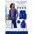 gilet paillettes bleu royal unisexe