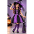 deguisement soriciere tulle noire et violine