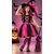 ROBE SORICERE TULLE NOIRE ET ROSE FUCHSIA ENFANT