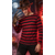tee shirt freddy raye rouge et noir adulte