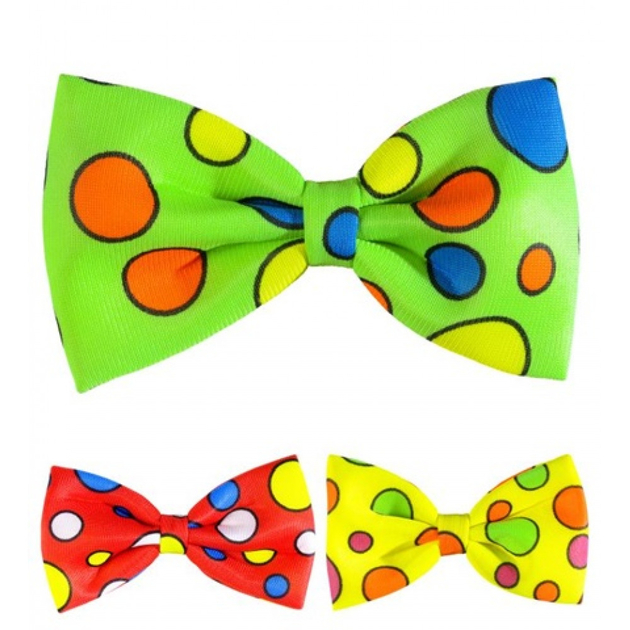 Cravate Et Nœud Papillon De Clown à Pois - Pour Déguisement, Halloween, Cosplay - Taille Unique Adulte/enfant