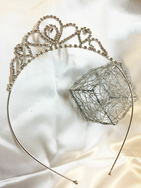 Ensemble De Diadèmes Et Couronnes De Princesse En Argent Pour Documents, Collier De Couronne De Mariage, Boucles D'oreilles Pour Fête D'anniversaire, Bijoux De Costume Pour Patients, Paquet De 3 AI0001 - SodiShop Guinée