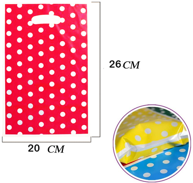 Pochette Cadeau Pois Blanc18 X 6 X 35 Cm