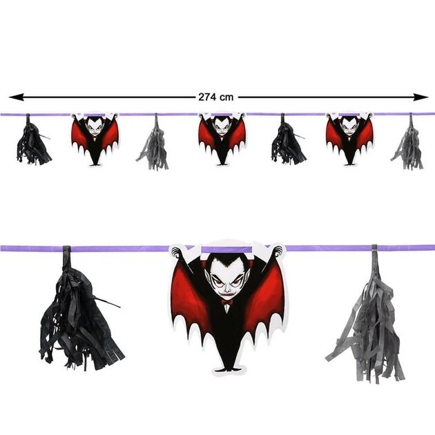 Guirlandes Spirales Halloween – 12 Pièces – Décoration Fenêtre, Plafond – Papier Résistant – Kit Fête