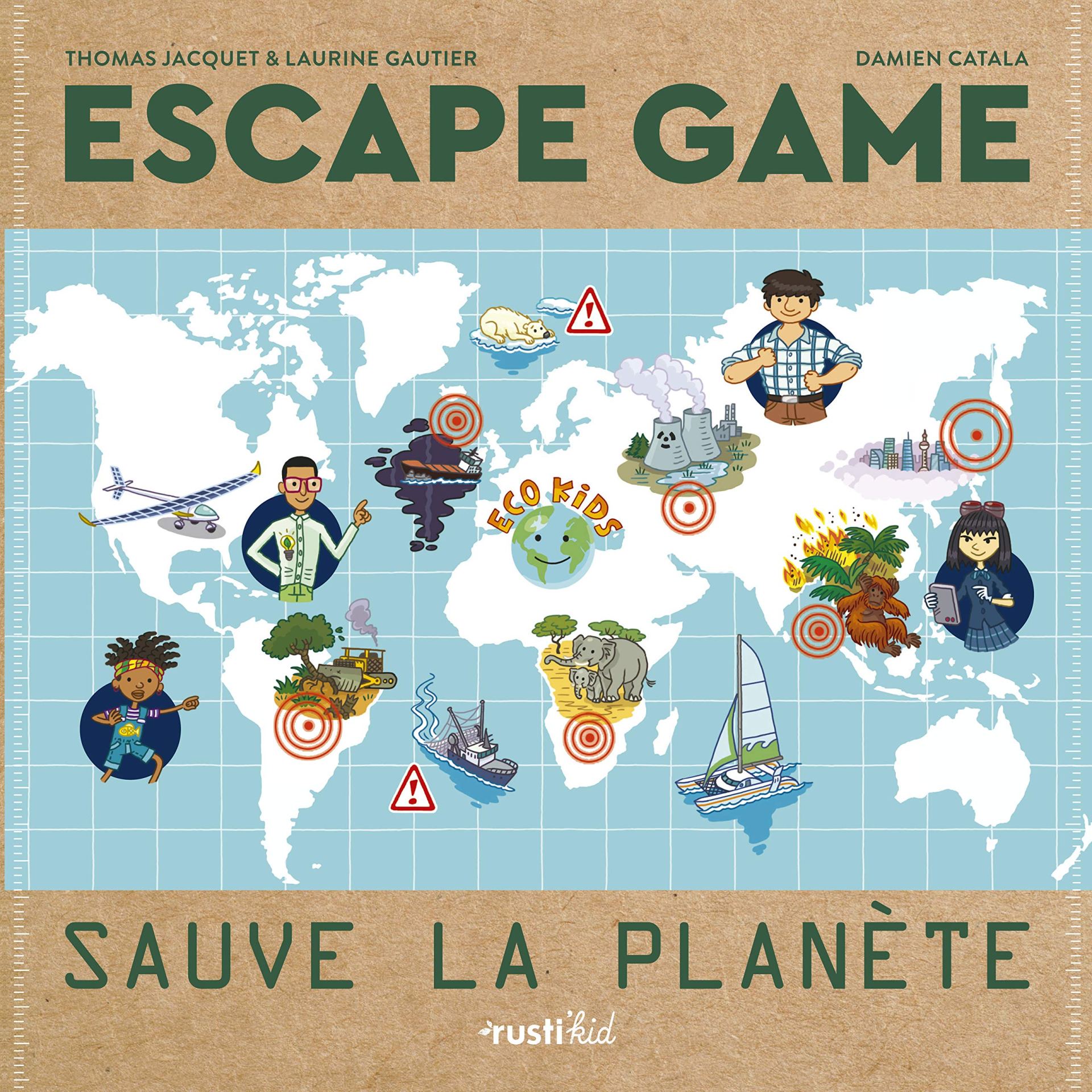 Sauve la planèrz - Escape Game Junior - Great Escape - recto