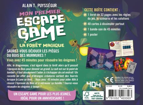 Escape box- Mon 1er escape game - Escape Games - Jeu de société dévasion - Escape rooms - Great Escape - back
