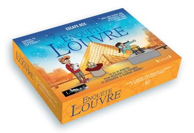 Escape box- Enquête au Louvre - Escape Games - Jeu de société d'évasion - Escape rooms - Great Escape - front