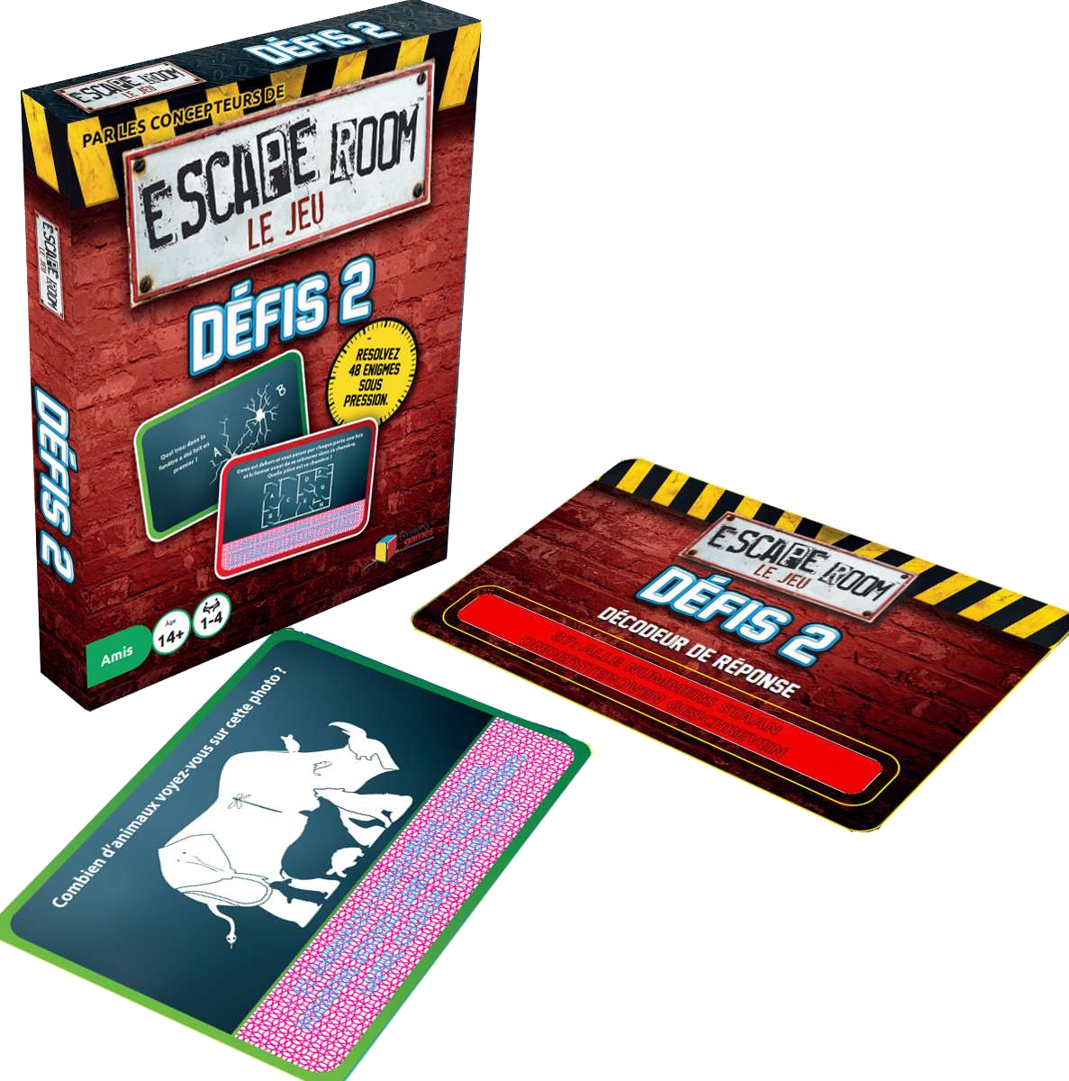 Escape Room Le Jeu - Boîte extension défis 2 - Escape Game - Jeu dévasion - Great Escape détail