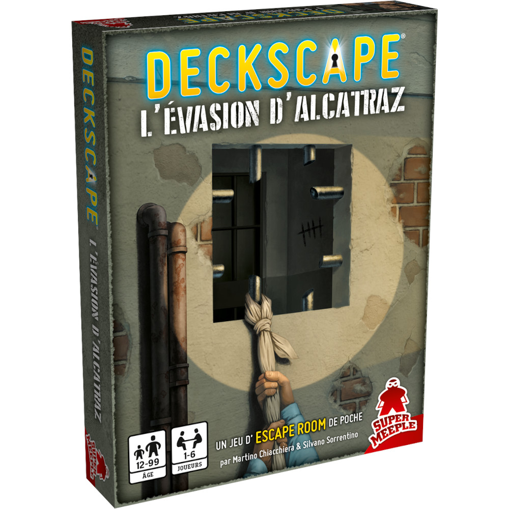 L'évasion d'Alcatraz - Deckscape -Escape Game - Great Escape - Jeu de société d'évasion