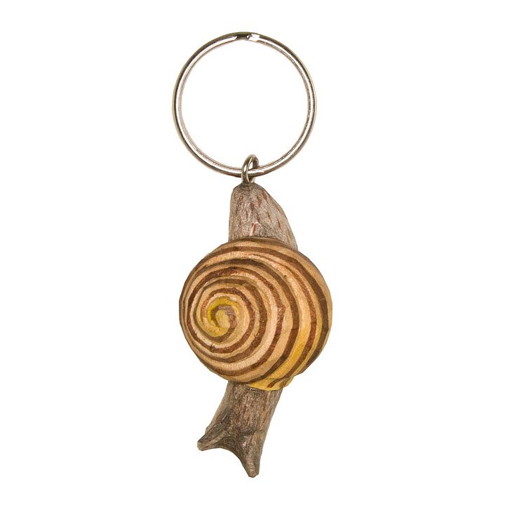 Porte-Clés Escargot Kawaii - Grands Yeux, Souriant, Perles Colorées - Cadeau Enfant, Accessoire Sac à Dos