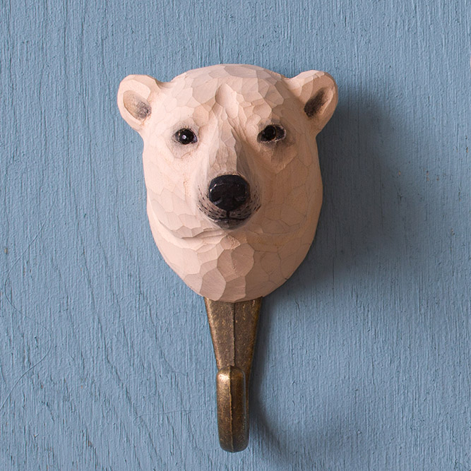 Portemanteau - Ours polaire - décoration chambre d\'enfant
