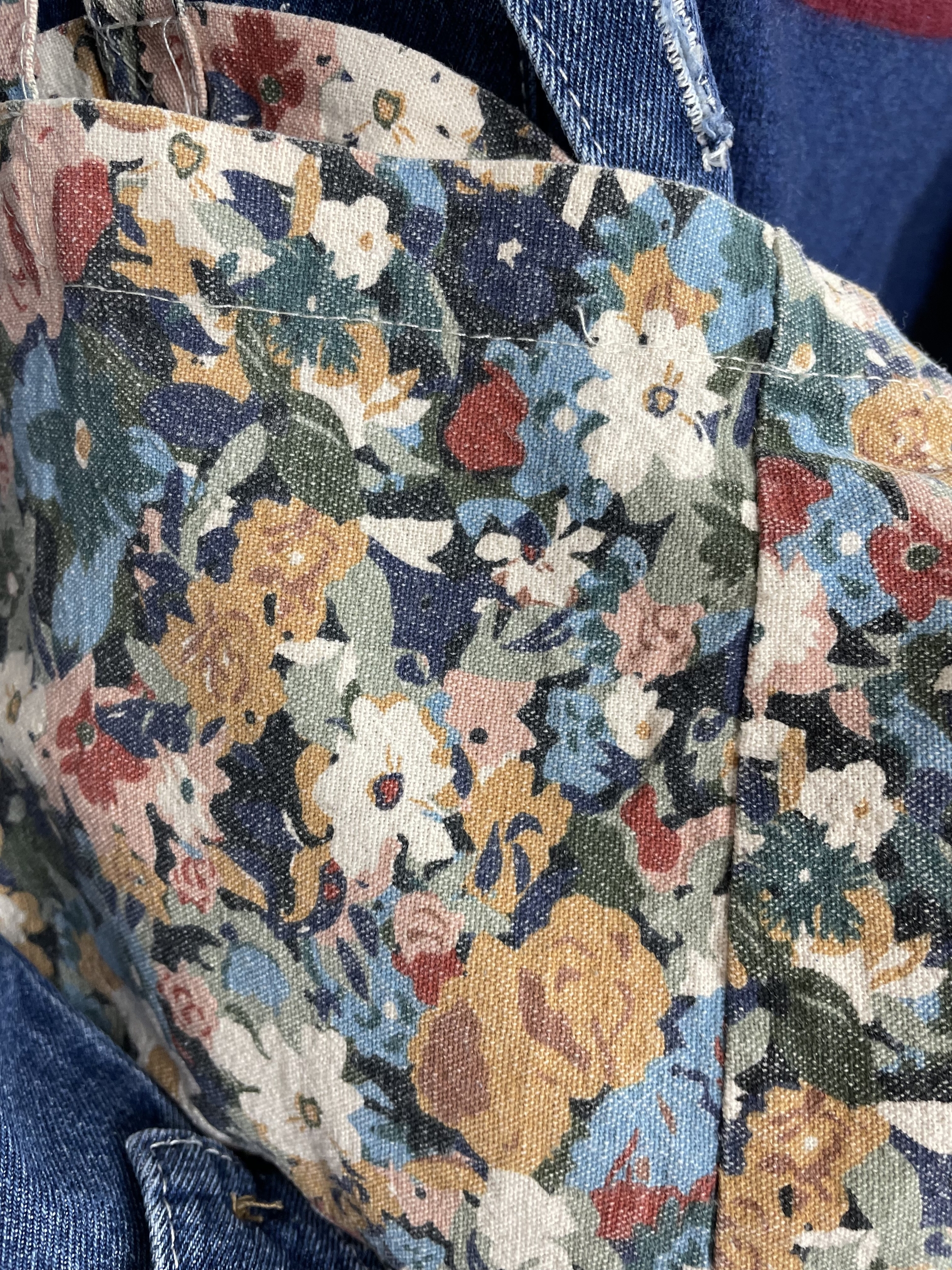 Tote bag Sezane Fleurettes multicolores 2