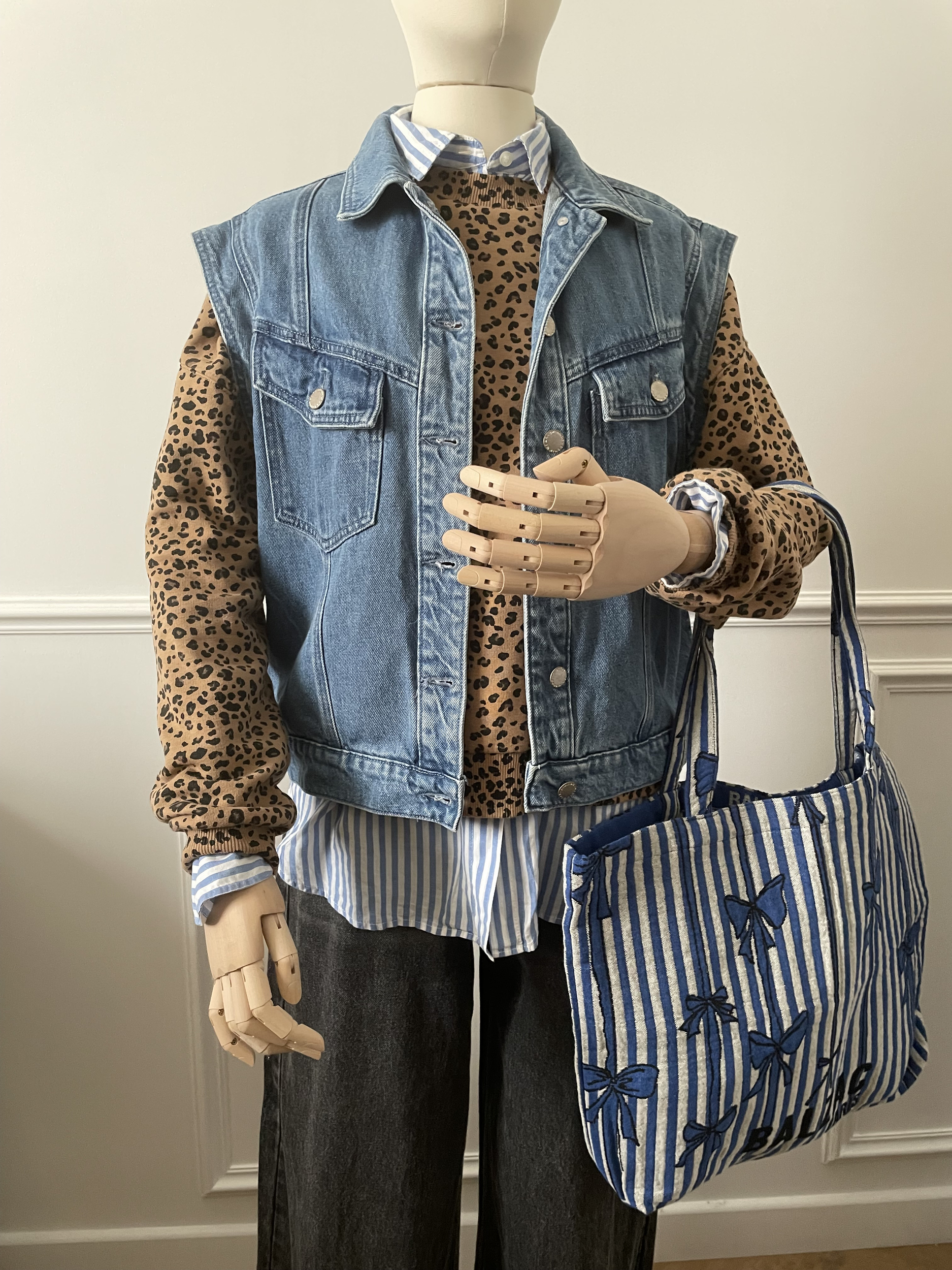 Veste en Jean sans manche Promod
