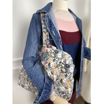 Tote bag Sezane Fleurettes multicolores 1