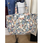 Tote bag Sezane Fleurettes multicolores 6
