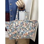 Tote bag Sezane Fleurettes multicolores 7