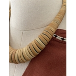 Collier ronds en bois vintage 3
