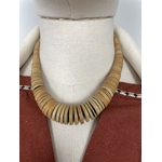 Collier ronds en bois vintage 1
