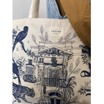 Tote bag Sézane Beige Bleu 6