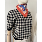 Foulard Sézane Rouge Bleu Coton 5