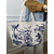 Tote bag Sézane Beige Bleu 1