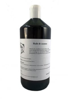 Huile De Saumon Wolfood 1 Litre Complements Alimentaires Petsfoodguyane