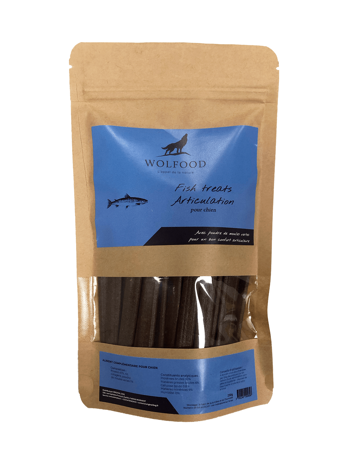 Fish Treats Articulation 250gr Friandises Petsfoodguyane