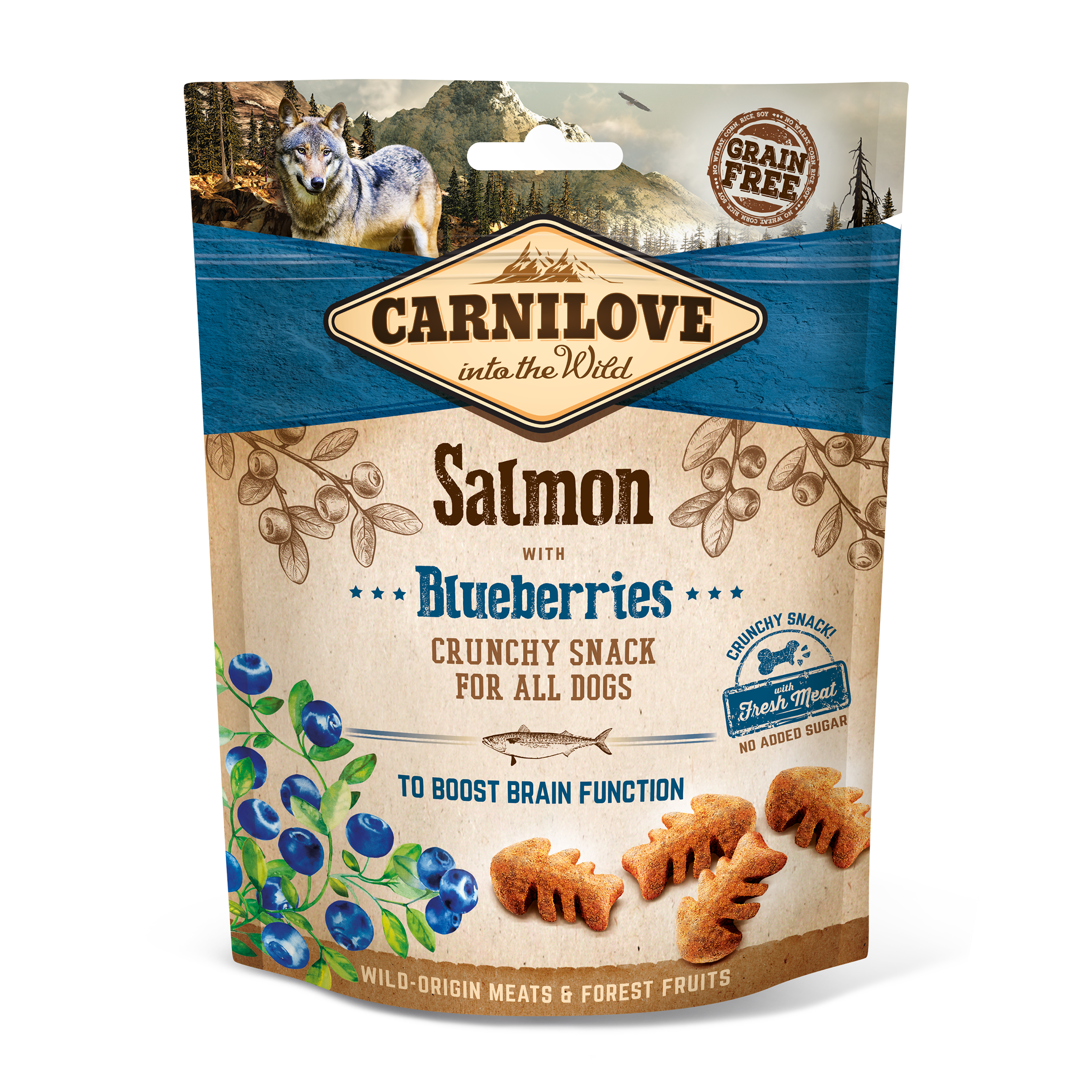 Carnilove, Snacks (chien) - Salmon&amp;Blueberries (200g)