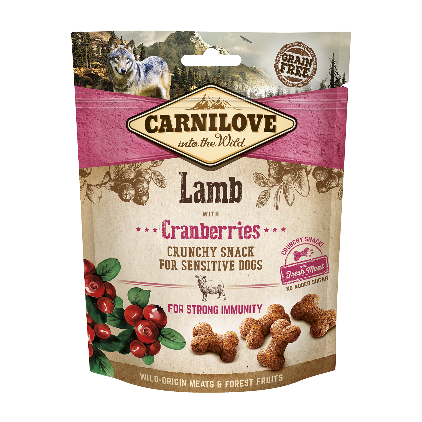 Carnilove, Snacks (chien) - Lamb&amp;Cranberries (200g)