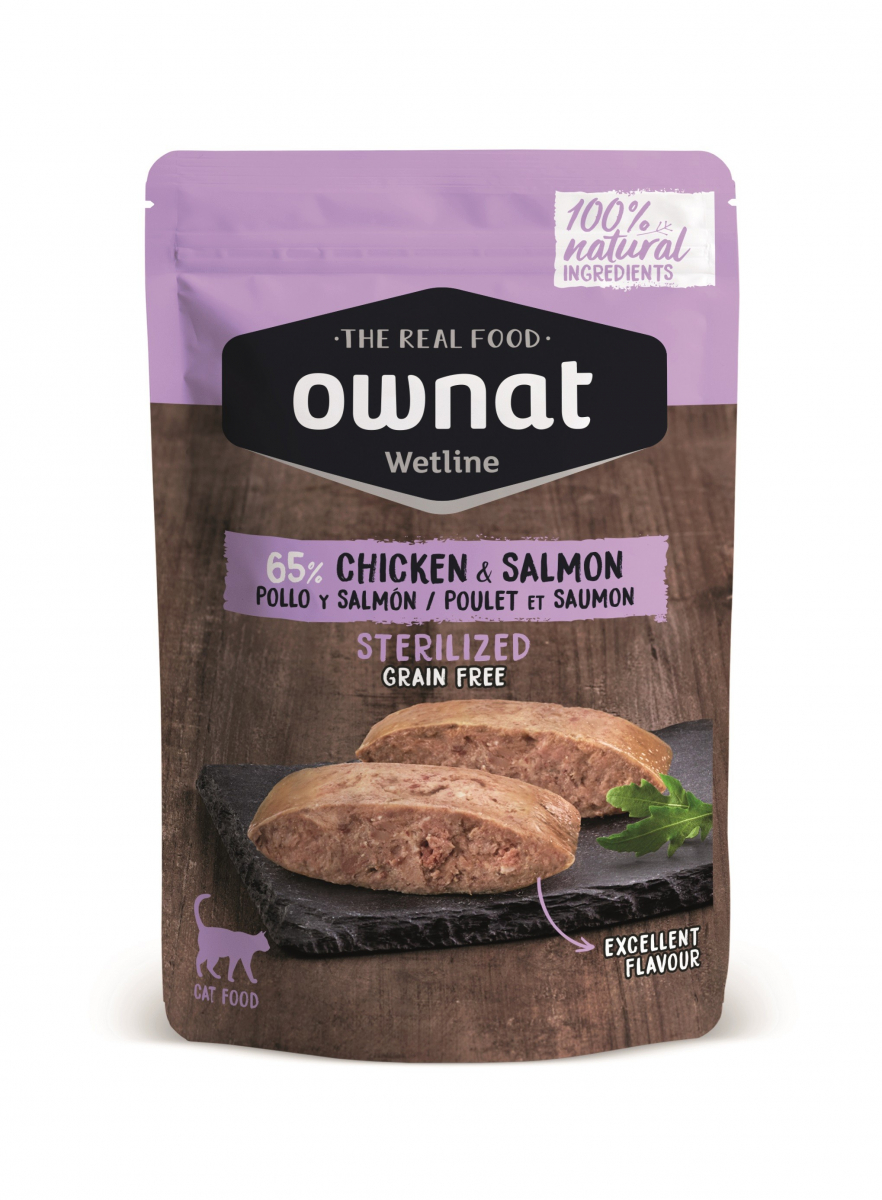 Ownat wetline poulet saumon chat Ster
