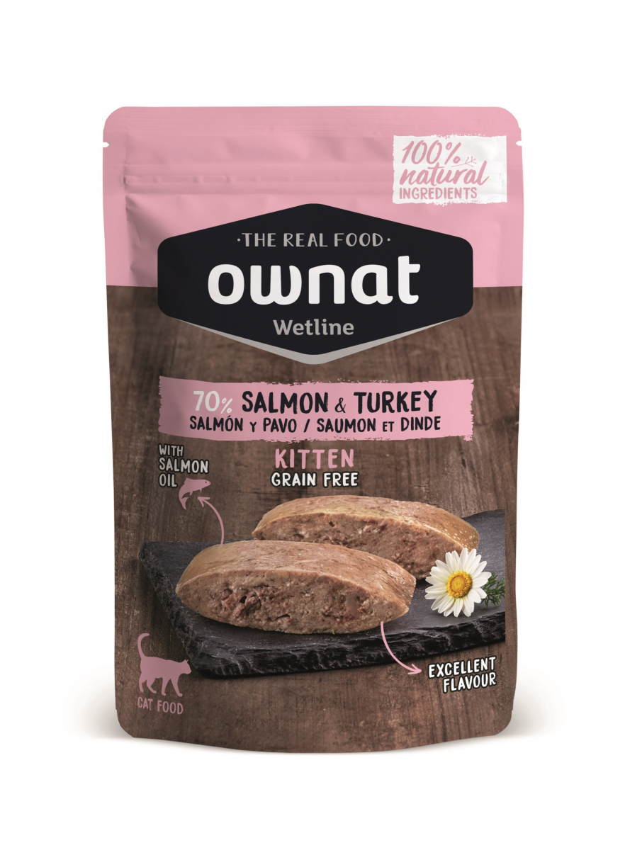 Ownat wetline saumon et dinde chat Ster