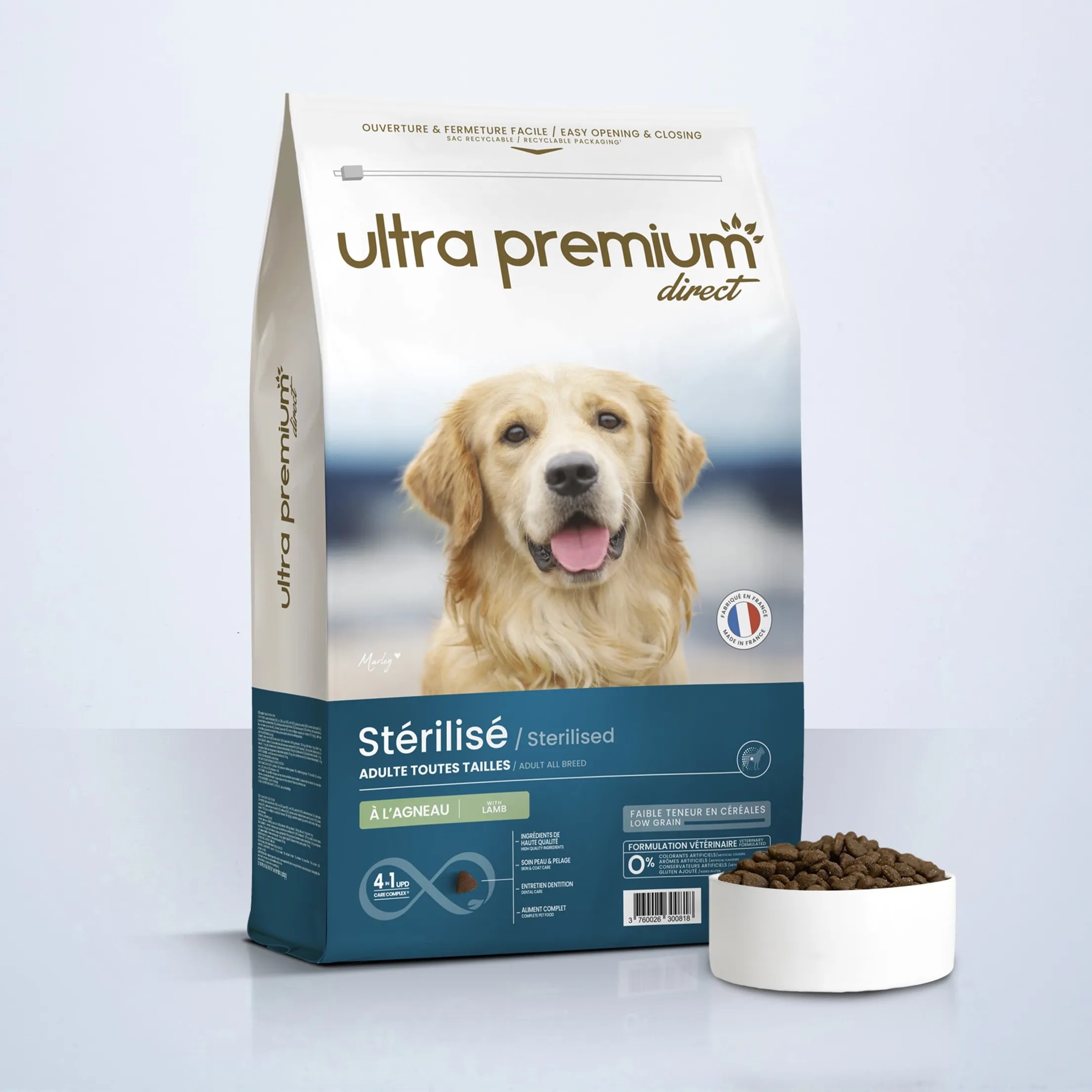 Croquettes Light Super Premium pour Chien Stérilisé  Surpoids