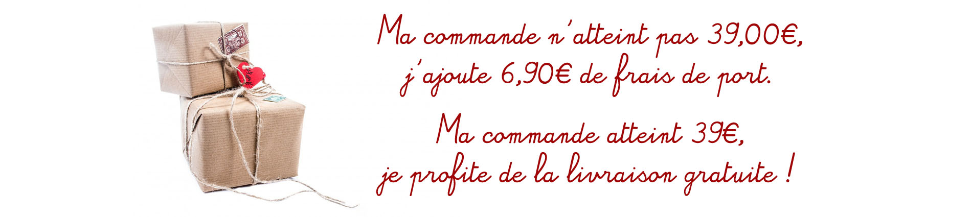 Bannière frais d'envoi