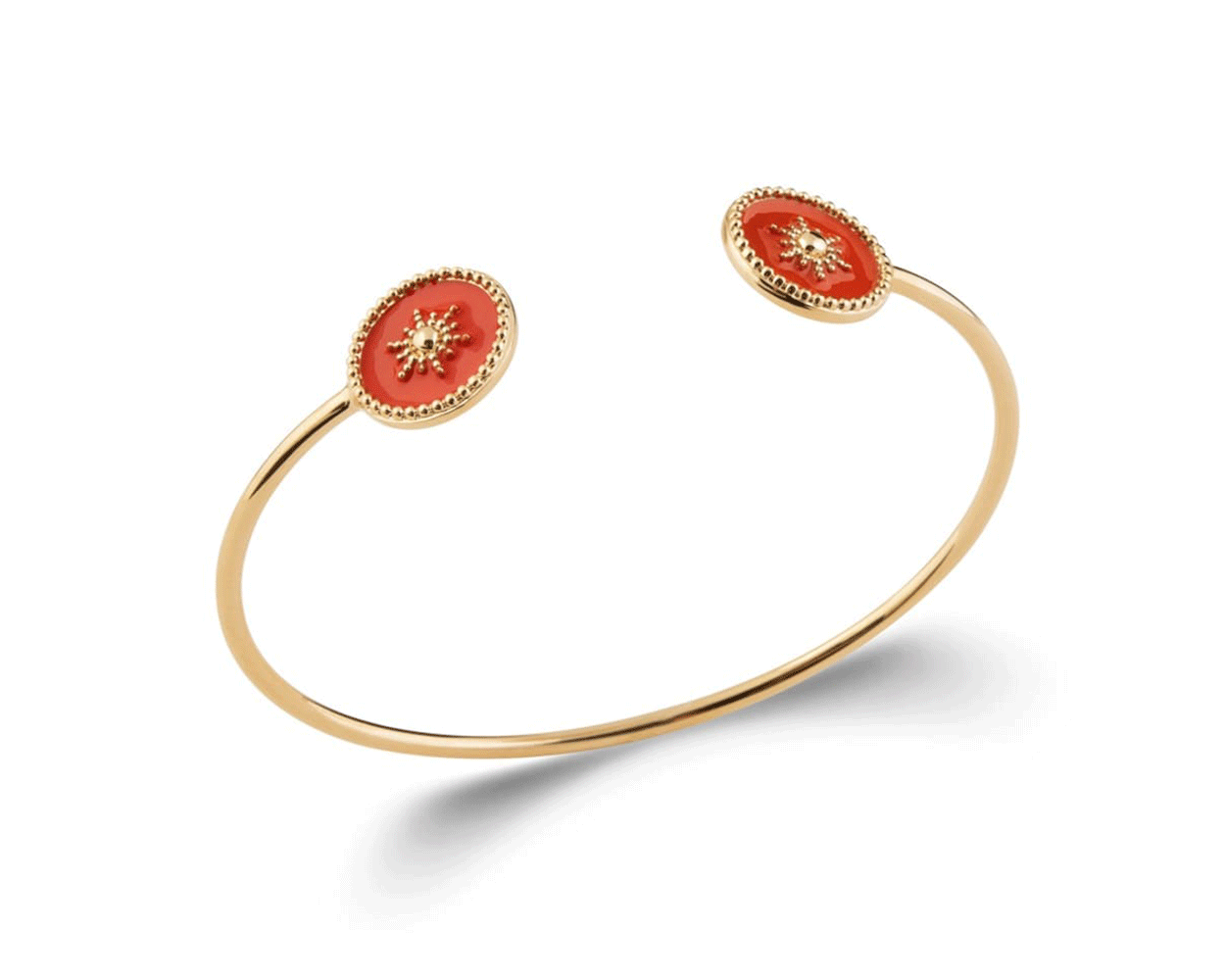 Bracelet jonc plaqué or