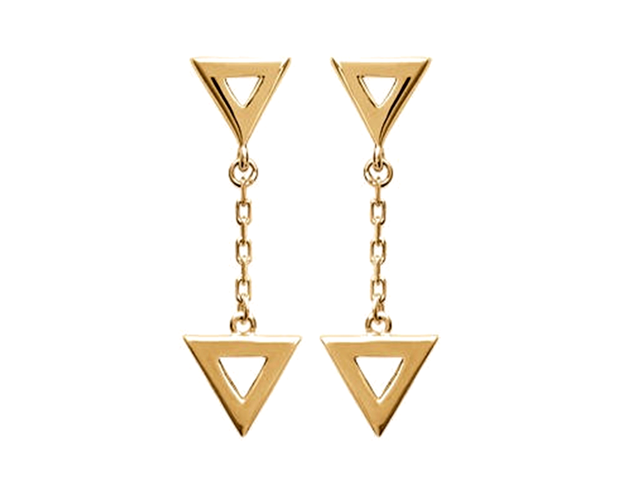 boucles d'oreilles pendantes triangle boucles d'oreilles pendantes triangle