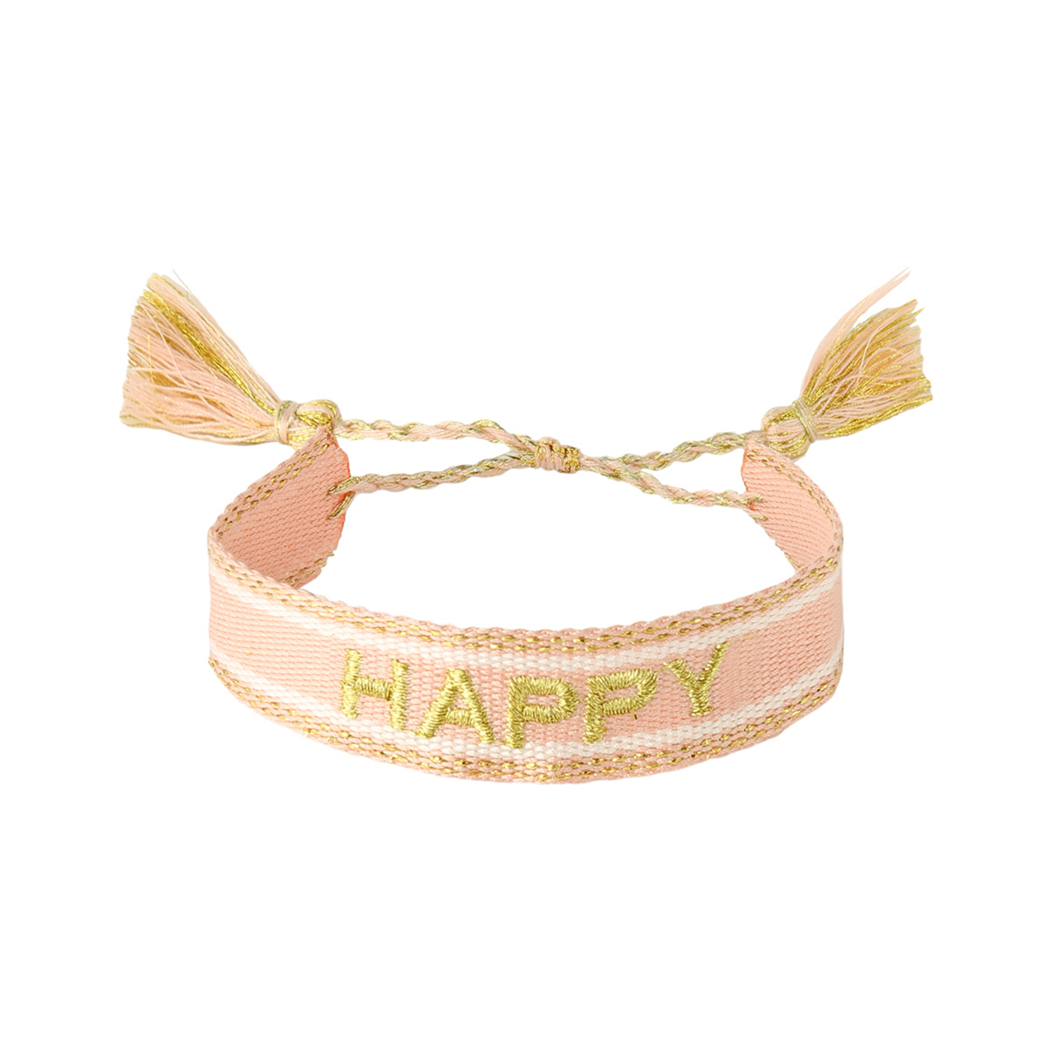 bracelet brésilien tressé happy