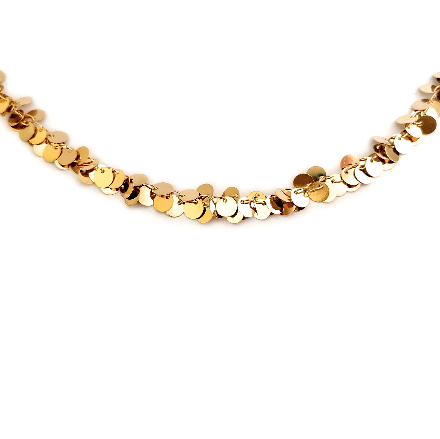 collier fantaisie doré bykloe bijoux