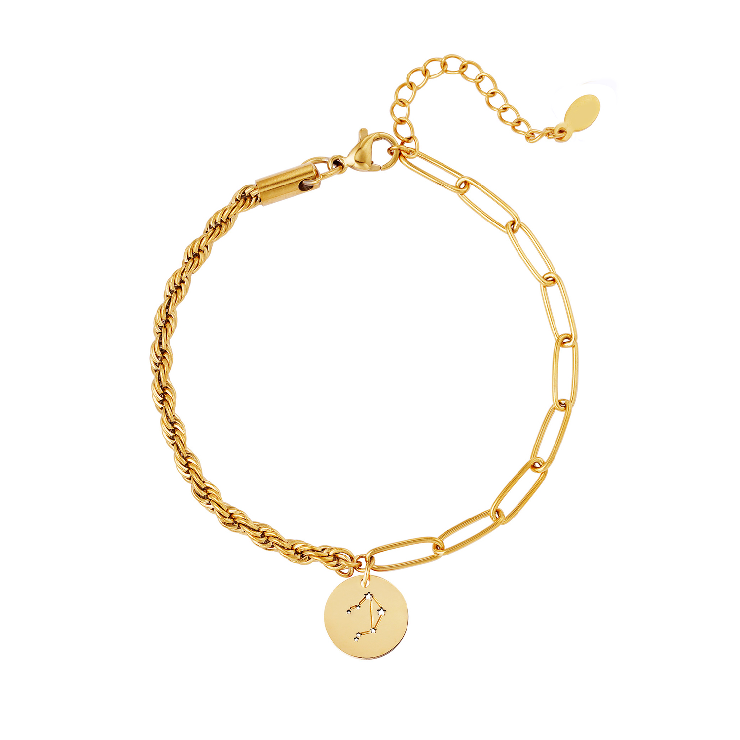 bracelet signe astrologique balance bykloe bijoux