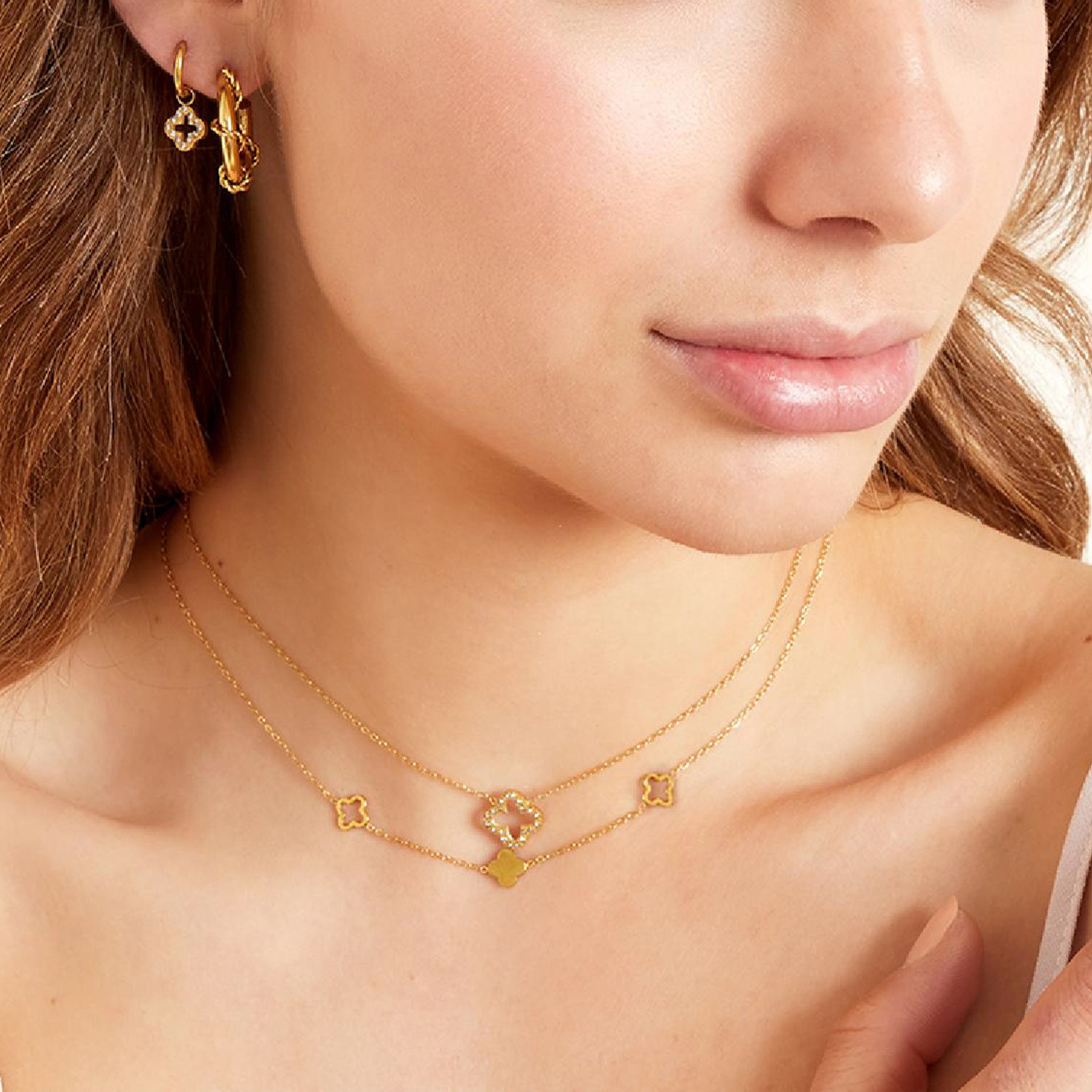 collier trèfle bykloe bijoux