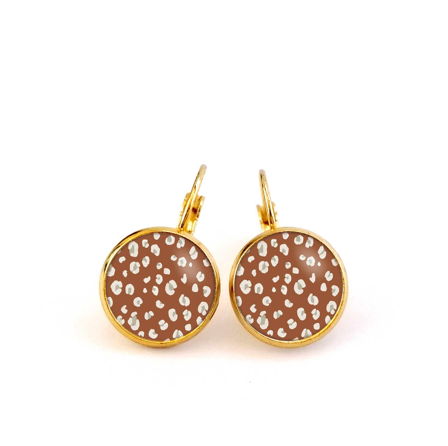 boucles doreilles fantaisie léopard bykloe