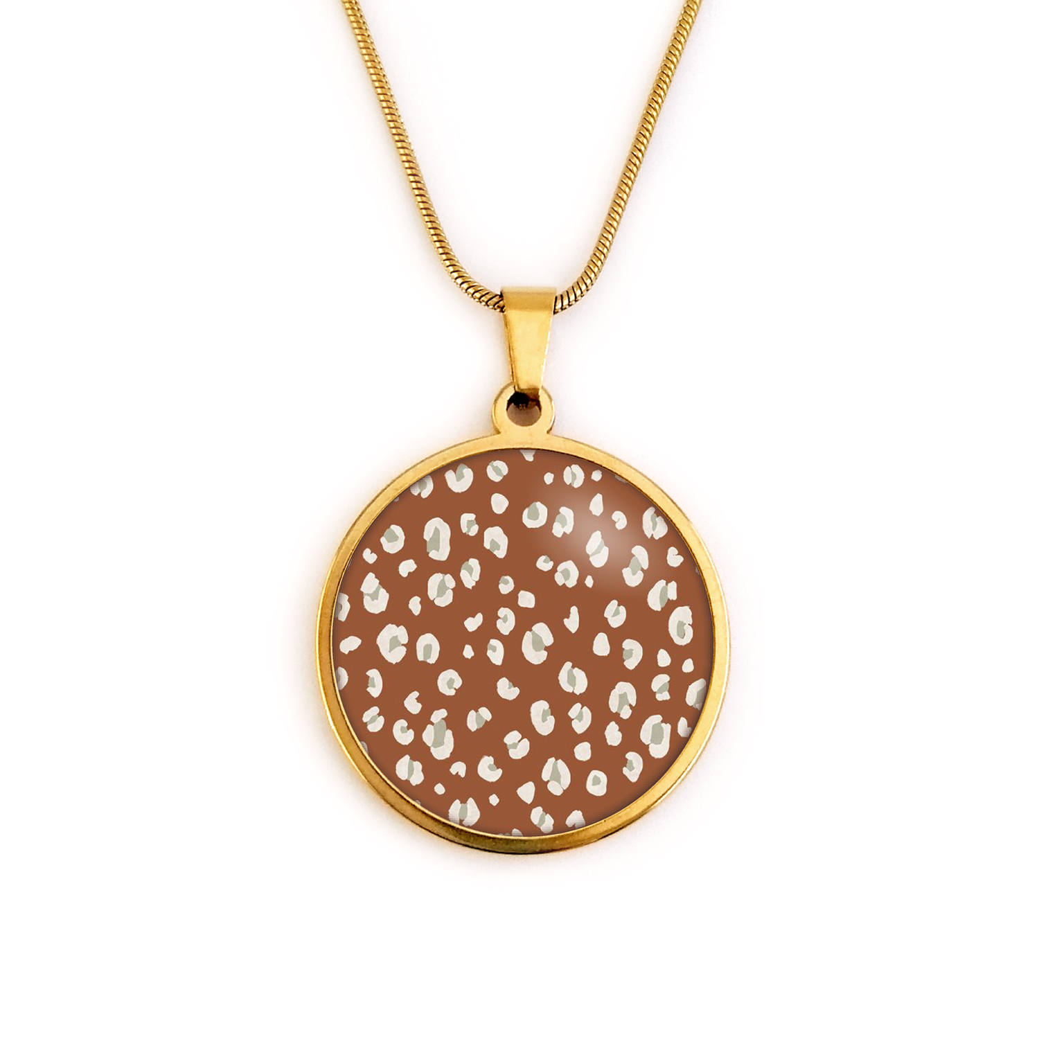 collier léopard bykloe bijoux